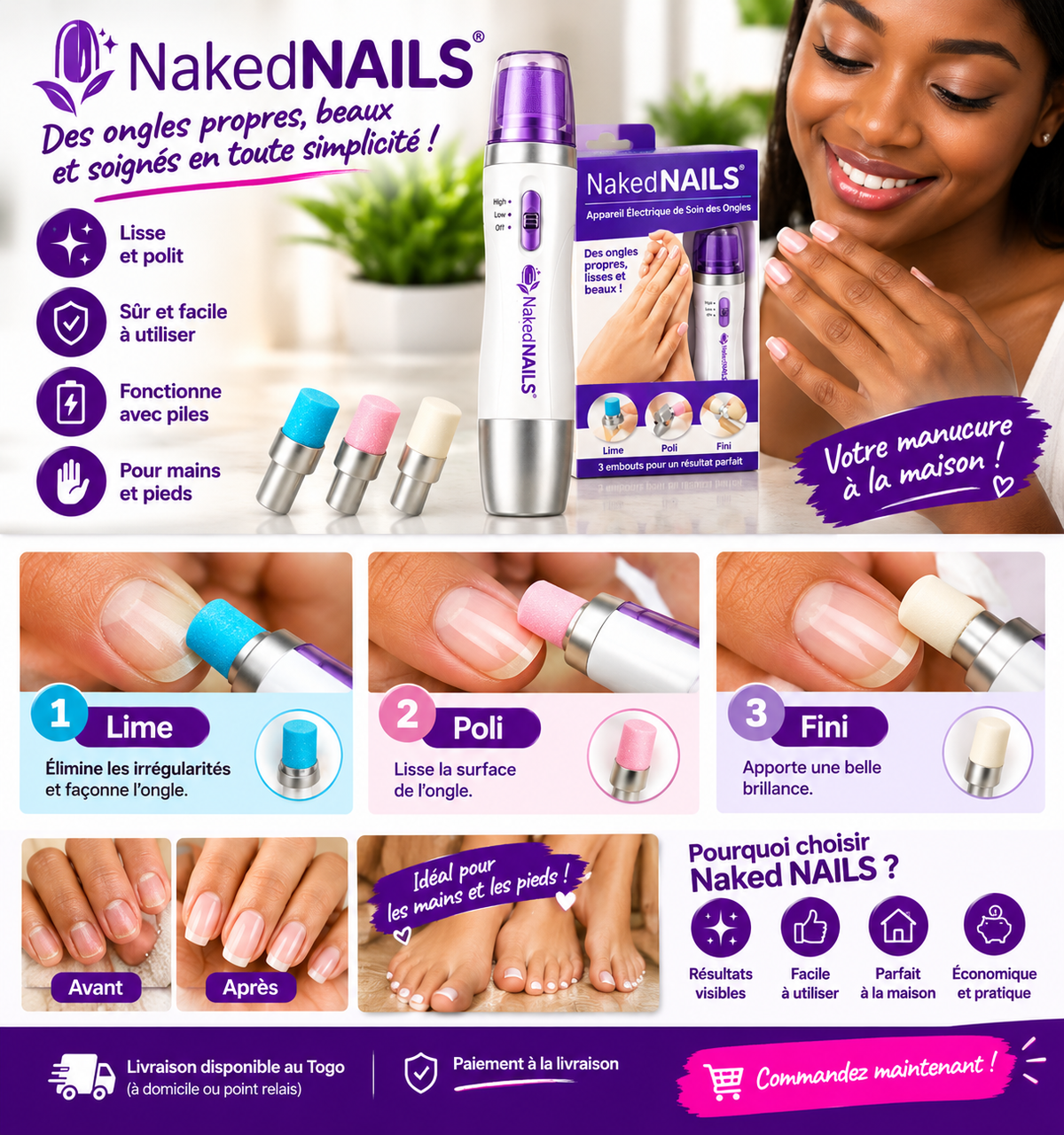 Polisseur Électrique pour Les Ongles