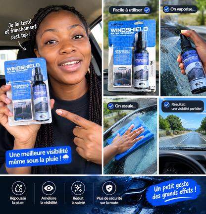 Spray Anti-Pluie pour Pare-Brise – Repousse l’Eau et Améliore la Visibilité