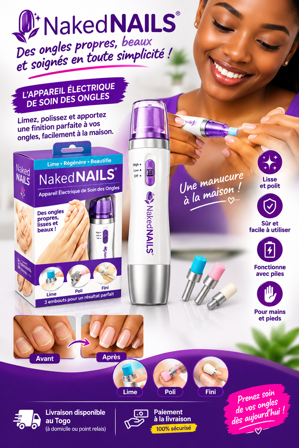Polisseur Électrique pour Les Ongles