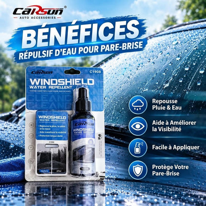 Spray Anti-Pluie pour Pare-Brise – Repousse l’Eau et Améliore la Visibilité
