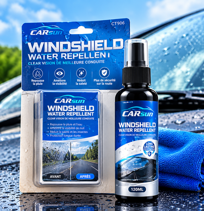 Spray Anti-Pluie pour Pare-Brise – Repousse l’Eau et Améliore la Visibilité