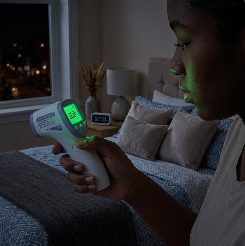 🌡️ Thermomètre Infrarouge Numérique Sans Contact