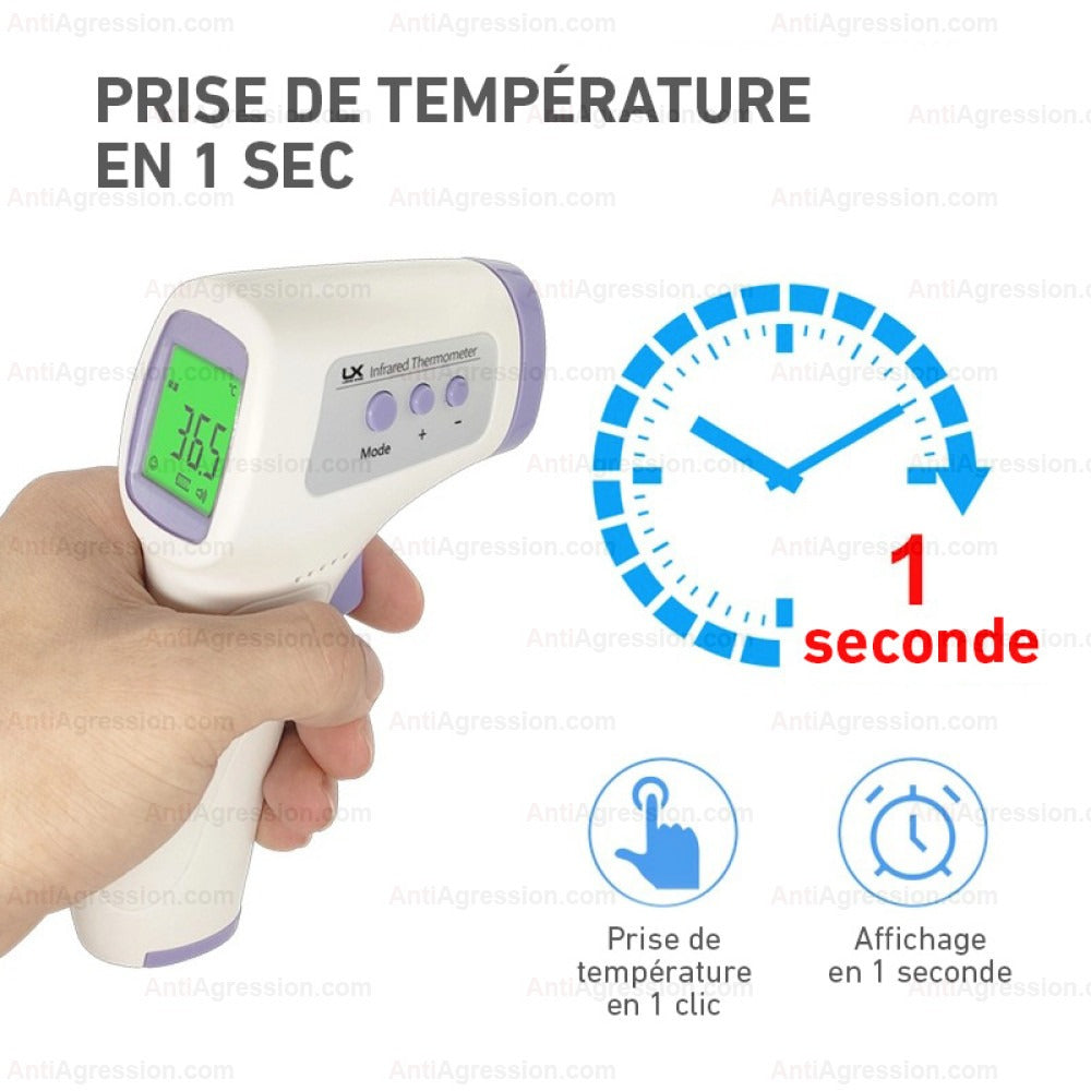 🌡️ Thermomètre Infrarouge Numérique Sans Contact